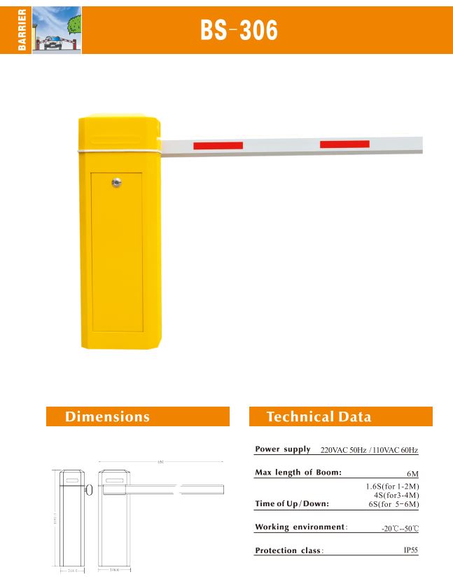 Barie tự động BS306